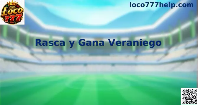 Rasca y Gana Veraniego Interfaz de Juego de Playa